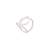 Ασημένιο Δαχτυλίδι 925 επιπλατινωμένο λουστρέ ένωση