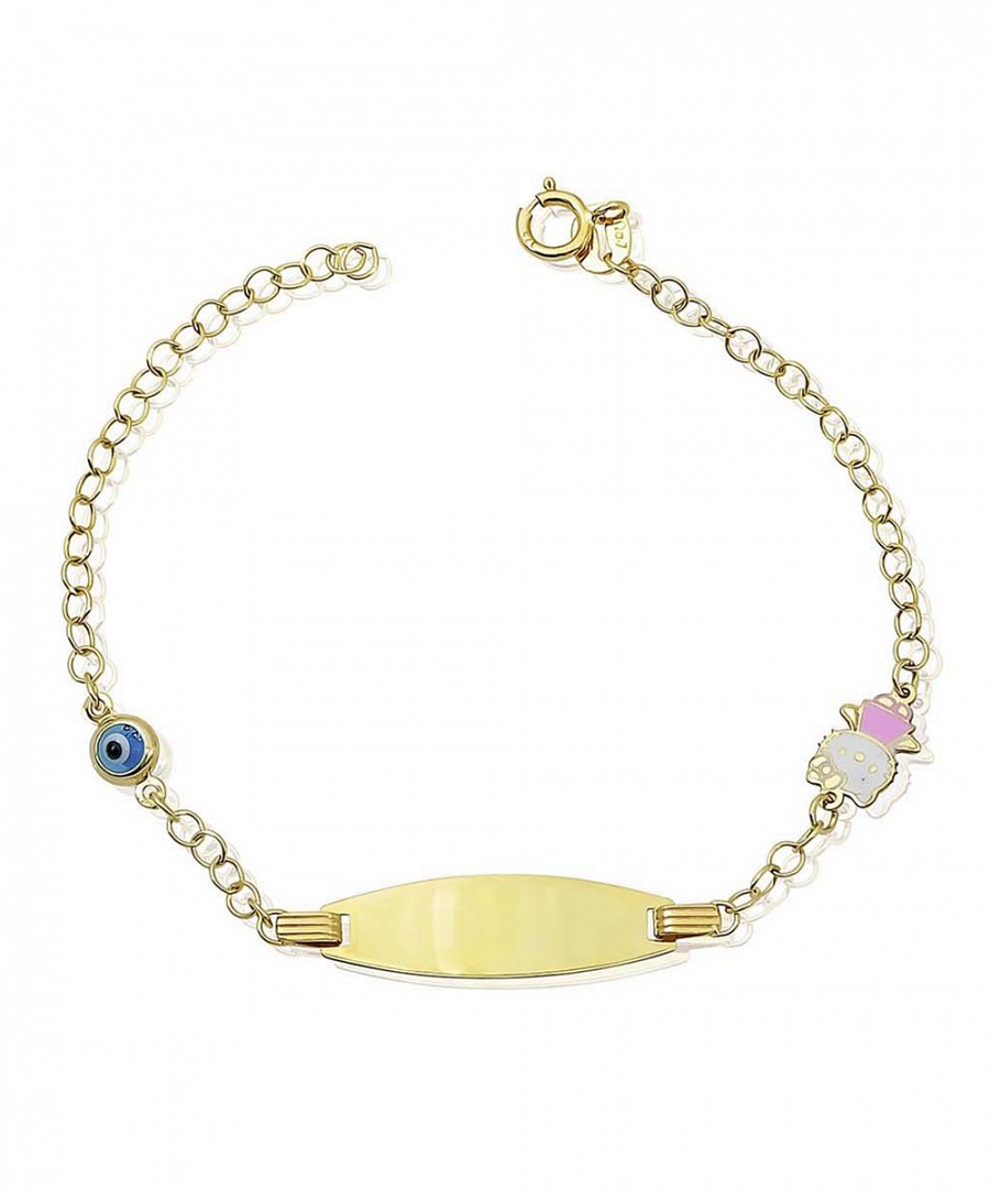 Χρυσή Παιδική Ταυτότητα Κ9 ματάκι kitty