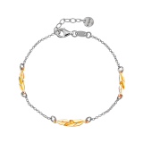 Βραχιόλι Vogue από ασήμι διακοσμημένο με φτερά επιχρυσωμένα.(20170001307)